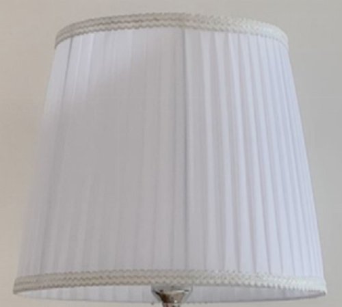 Абажур для торшера Мелодия Света Белый с окантовкой фото Абажур для торшера Мелодия Света Белый с окантовкой картинка